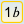 Button with the number 1 and a lower case italic "b".